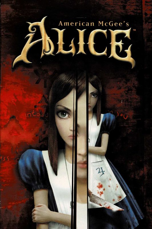 Manual for American McGee's Alice (Windows): Front