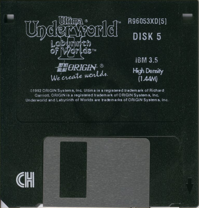 Media for Ultima Underworld II: Labyrinth of Worlds (DOS): Disk 5