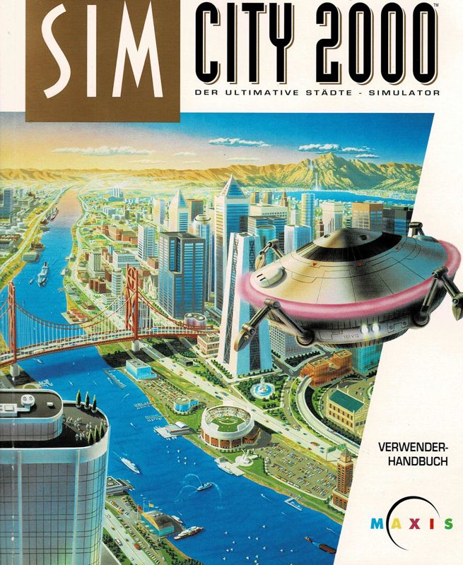 Manual for SimCity 2000 (DOS) (3.5" Disk Release): Front