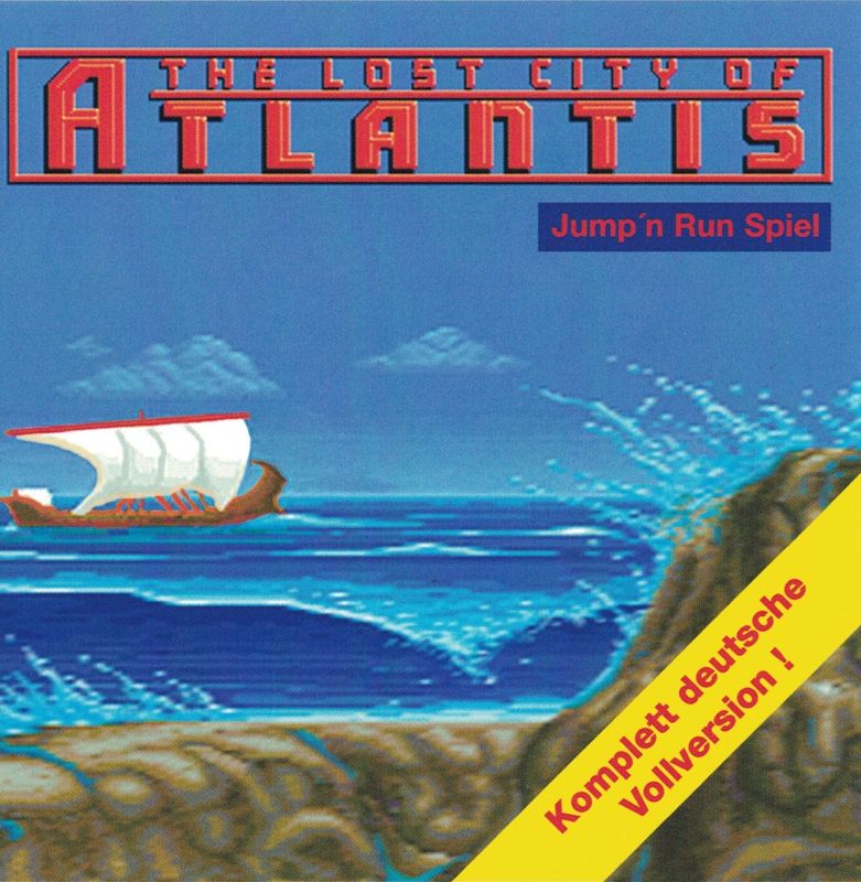 Front Cover for The Lost City of Atlantis (DOS)