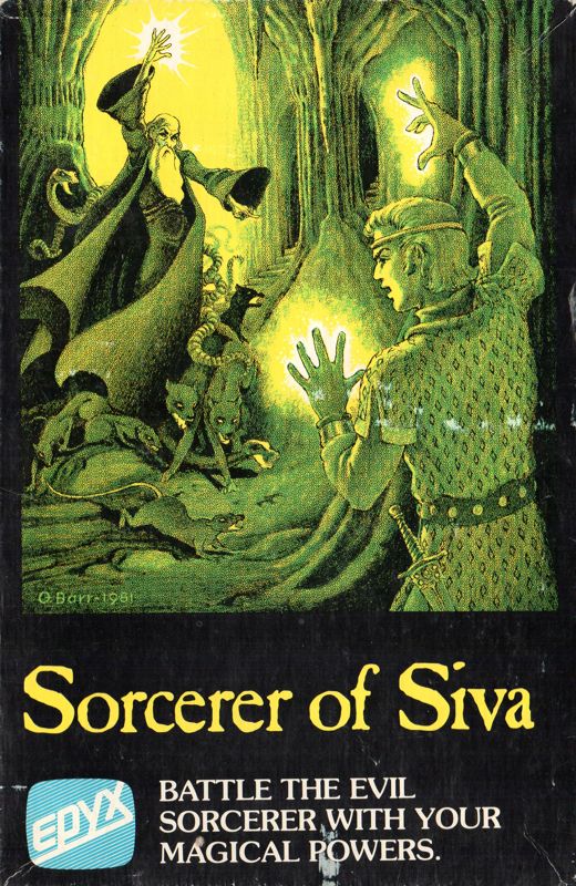 Front Cover for Dunjonquest: Sorcerer of Siva (Apple II)