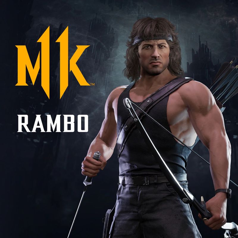 Front Cover for Mortal Kombat 11: Rambo (PlayStation 4 and PlayStation 5) (download release)