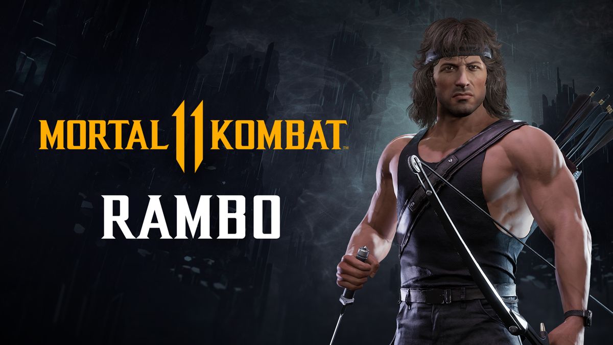 Front Cover for Mortal Kombat 11: Rambo (Nintendo Switch) (download release)