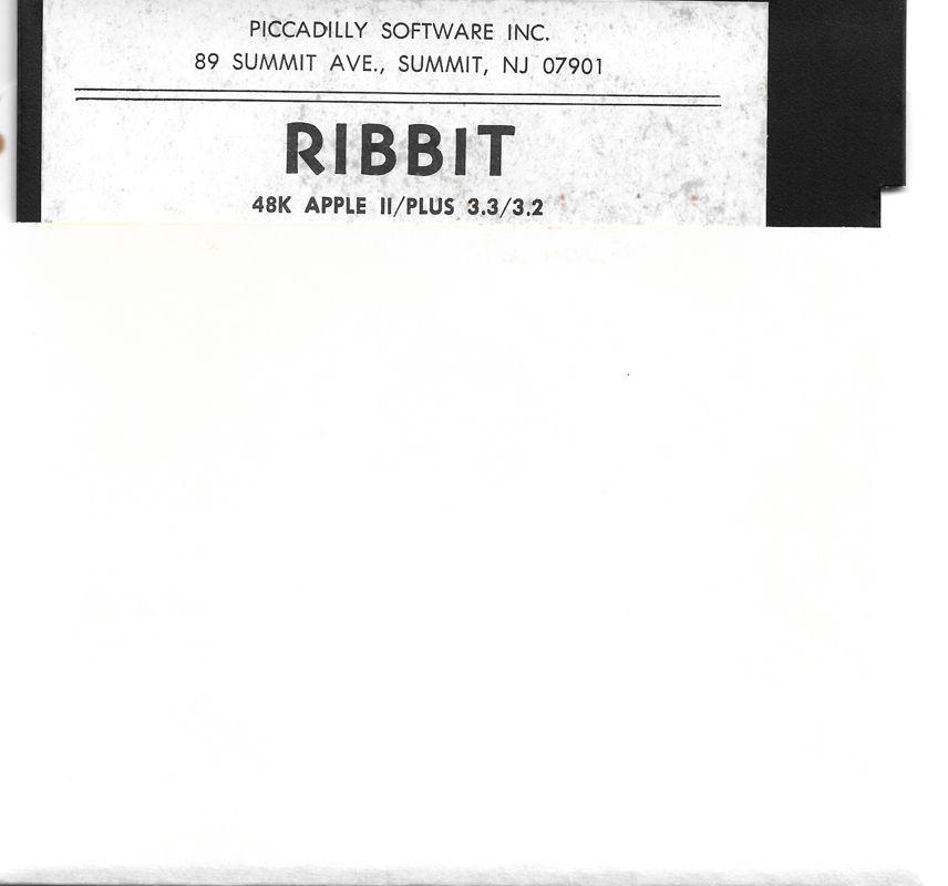 Media for Ribbit (Apple II)