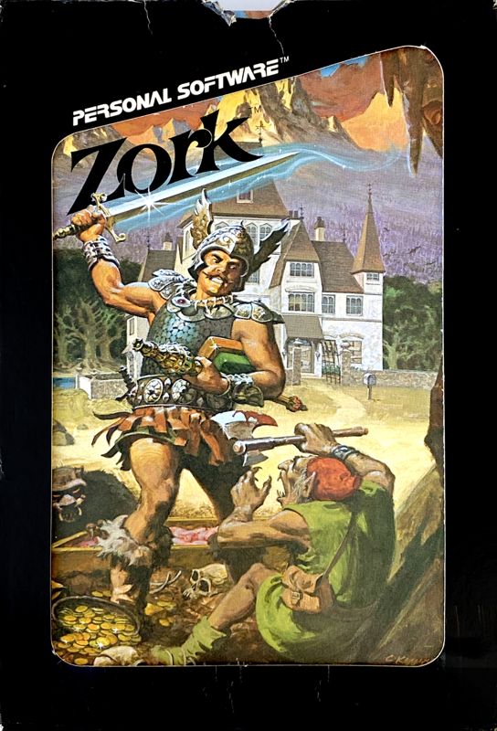 Front Cover for Zork: The Great Underground Empire (Apple II) (Personal Software release)