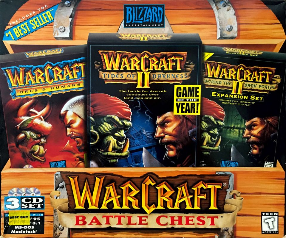 Front Cover for WarCraft: Battle Chest (DOS): WarCraft Battle Chest - Front Cover