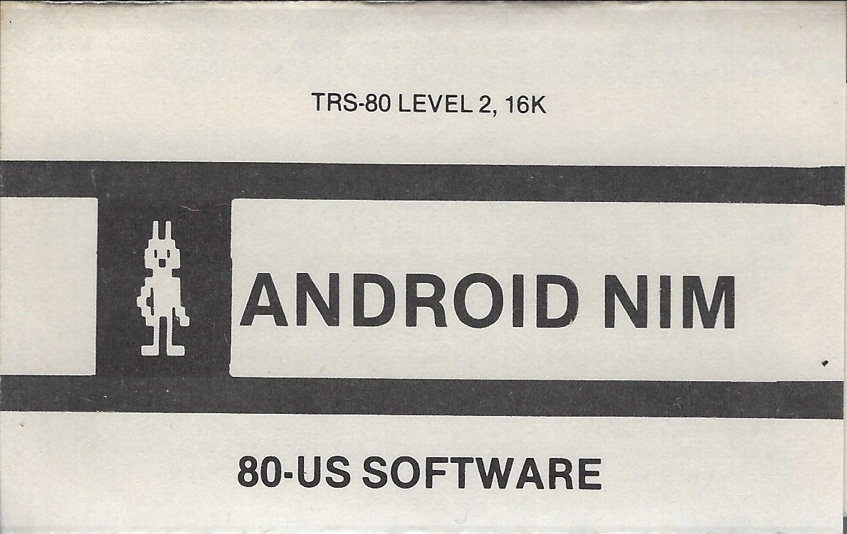 Front Cover for Android Nim (TRS-80)