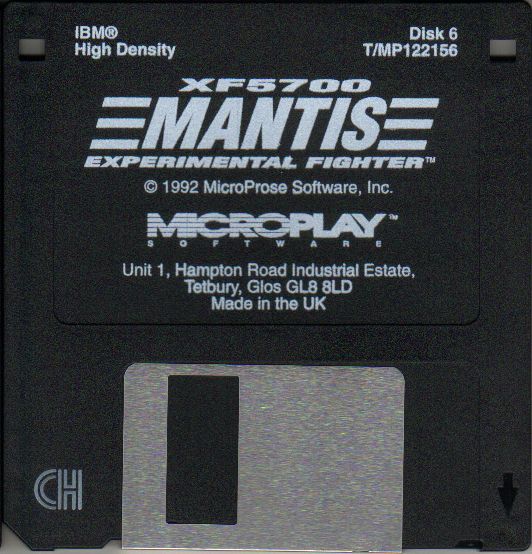 Media for XF5700 Mantis Experimental Fighter (DOS): Disk 6