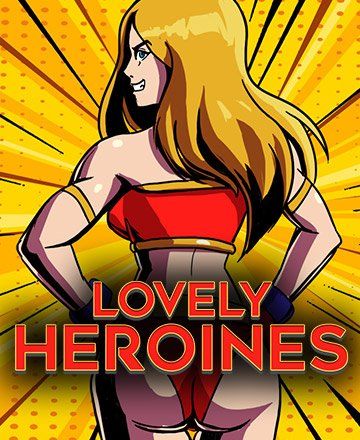 Front Cover for Lovely Heroines (Macintosh and Windows) (Nutaku release): Newer cover version