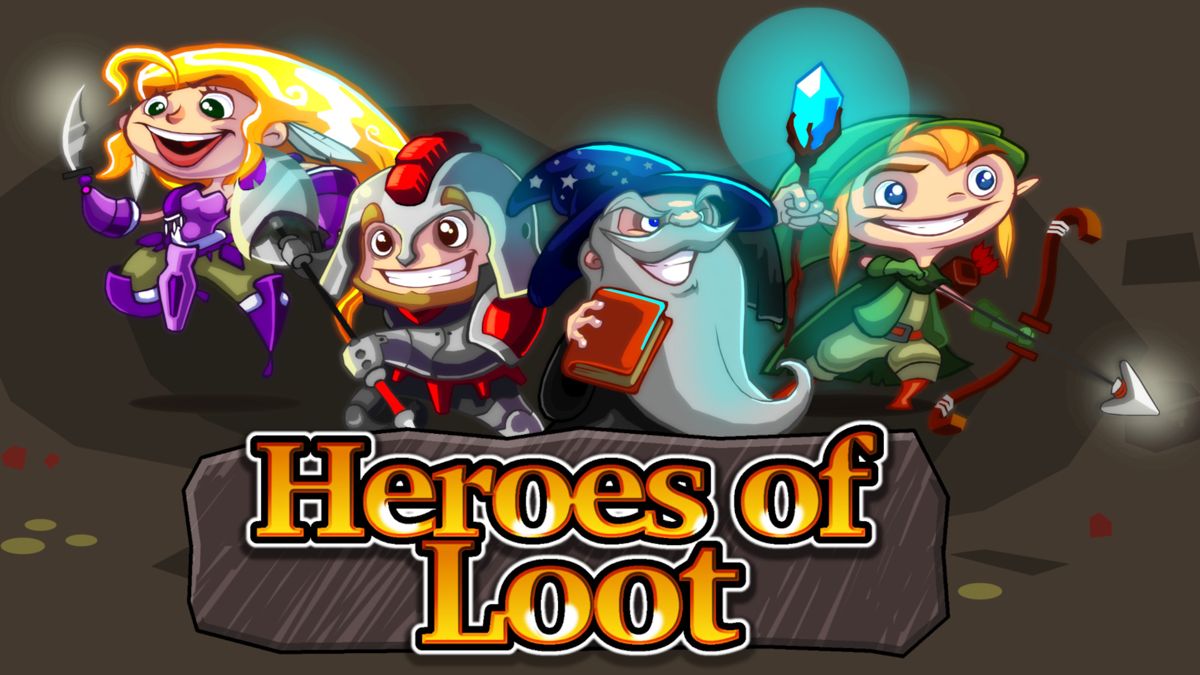 Front Cover for Heroes of Loot (Nintendo Switch) (download release)