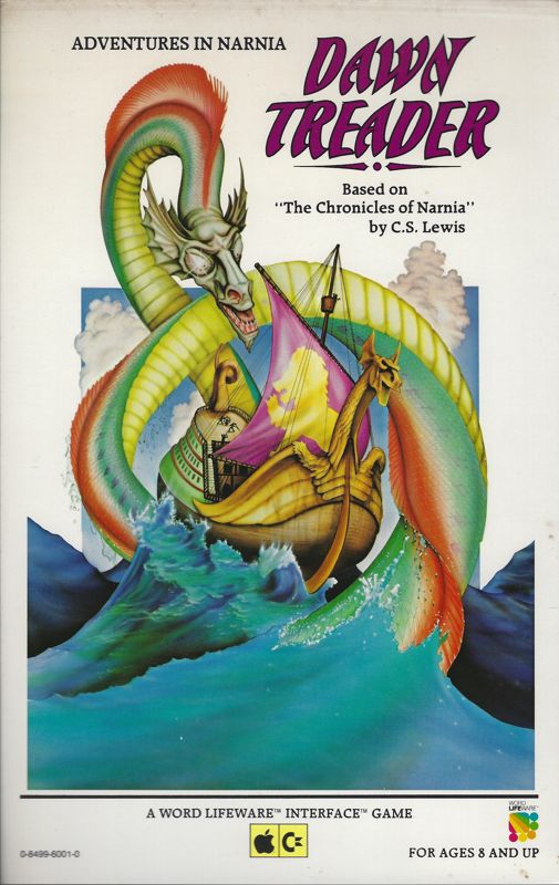 Front Cover for Dawn Treader (Apple II and Commodore 64)