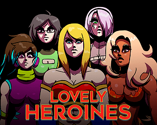 Front Cover for Lovely Heroines (Macintosh and Windows) (itch.io release)