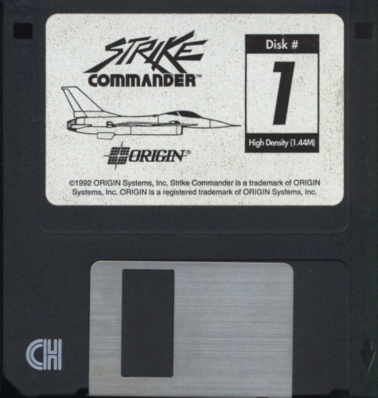Media for Strike Commander (DOS): Disk 1