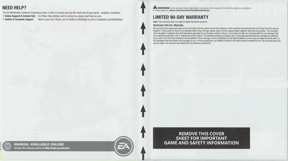 Inside Cover for Rocket Arena (Mythic Edition) (Xbox One)