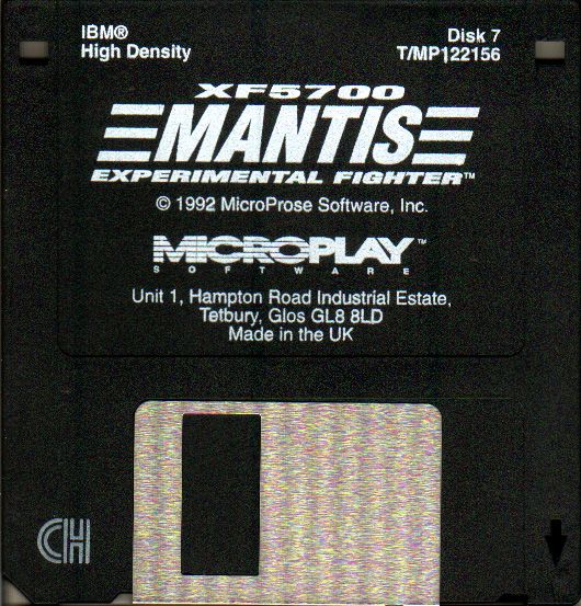 Media for XF5700 Mantis Experimental Fighter (DOS): Disk 7