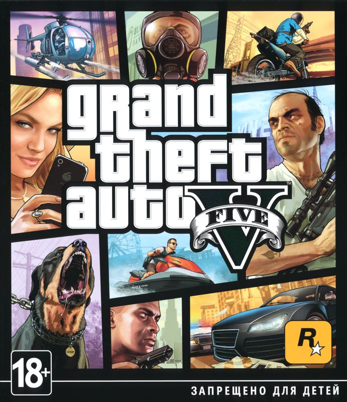 Grand Theft Auto V cover or packaging material - MobyGames