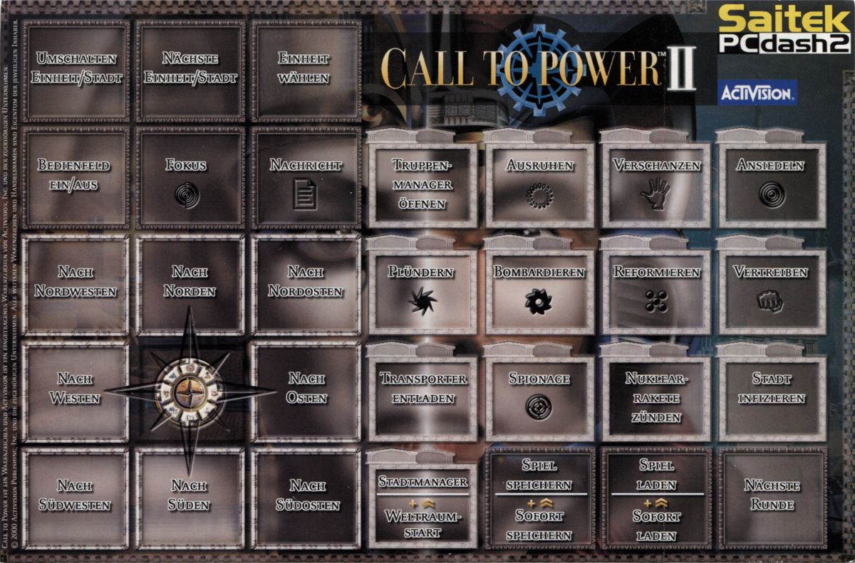 Extras for Call to Power II (Windows): PCdash2 card - Front