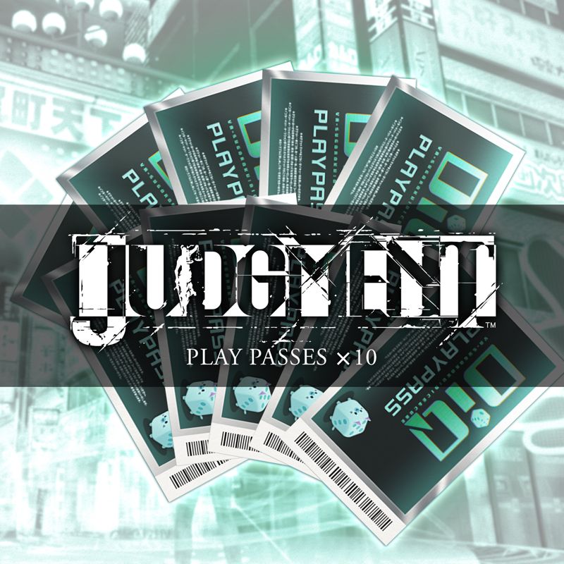 Front Cover for Judgment: Play Passes x10 (PlayStation 4) (download release)