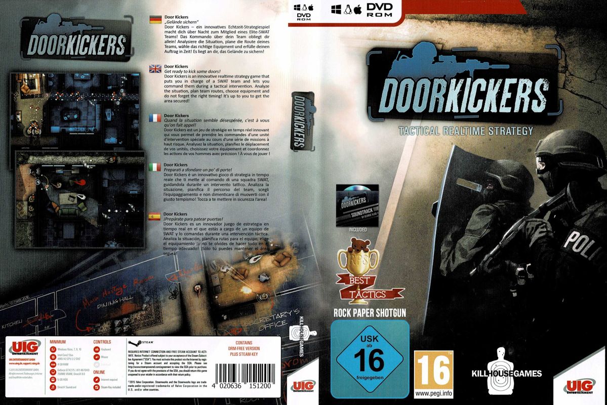 Full Cover for Door Kickers (Linux and Macintosh and Windows)