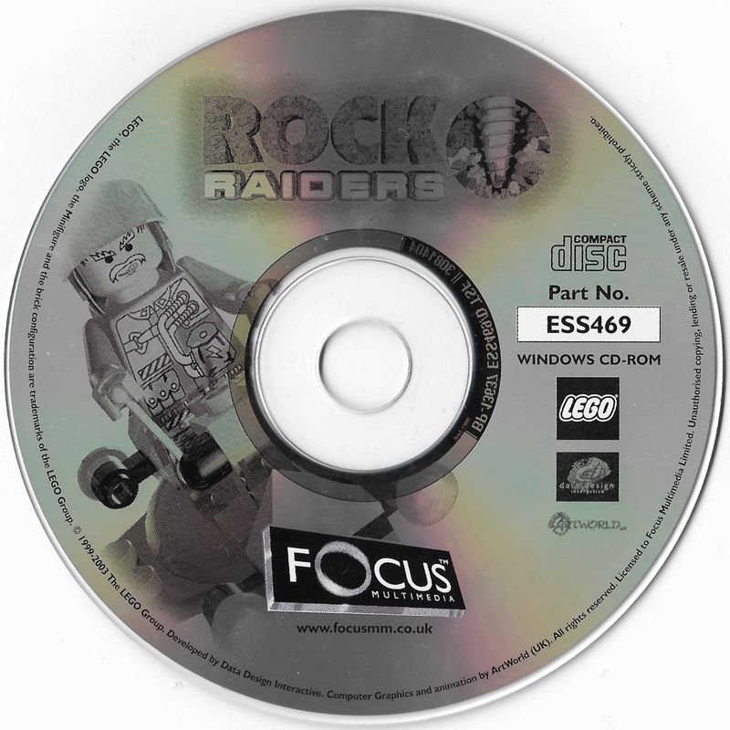 Media for LEGO Rock Raiders (Windows) (Revival release)