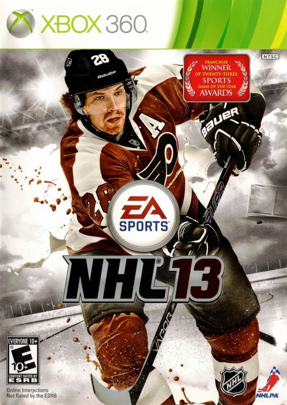 NHL 13 cover or packaging material - MobyGames