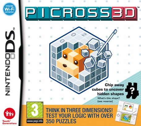 Front Cover for Picross 3D (Wii U) (Virtual Console release)