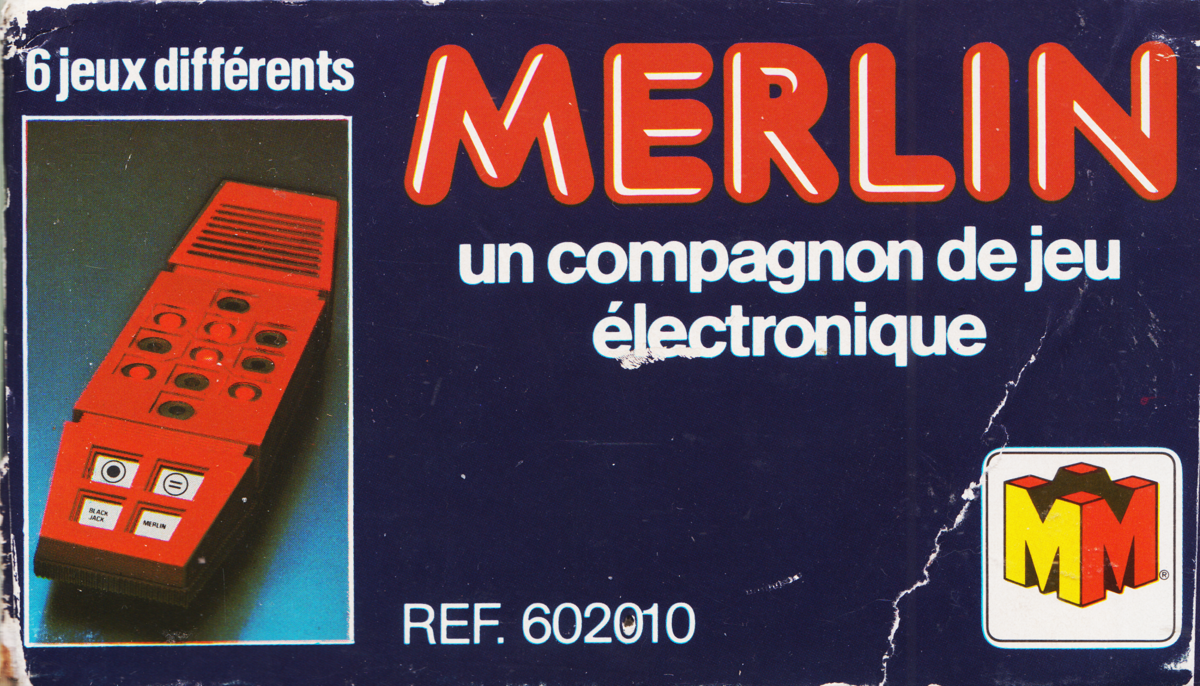 Merlin The Electronic Wizard cover or packaging material MobyGames