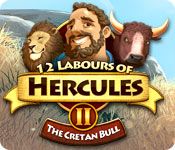 Front Cover for 12 Labours of Hercules II: The Cretan Bull (Windows) (Big Fish Games release): English Version