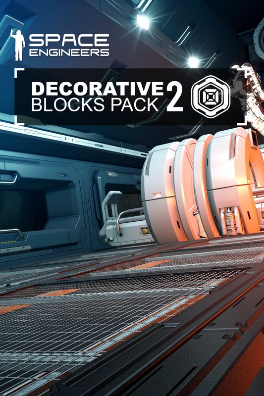 Space Engineers Decorative Blocks Pack 2 cover or packaging material