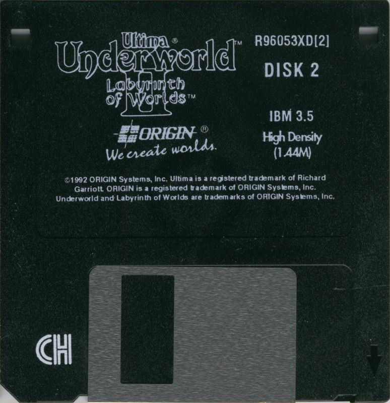 Media for Ultima Underworld II: Labyrinth of Worlds (DOS): Disk 2