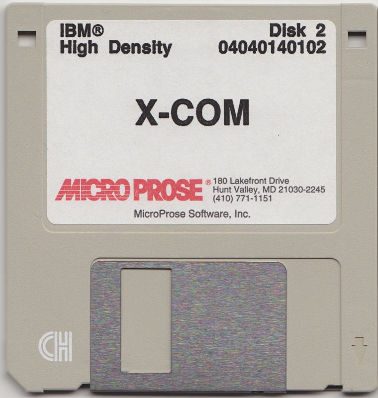 Media for X-COM: UFO Defense (DOS) (3.5" floppy disk release): Disk 2