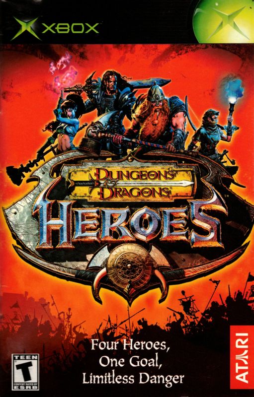 Manual for Dungeons & Dragons: Heroes (Xbox): Front