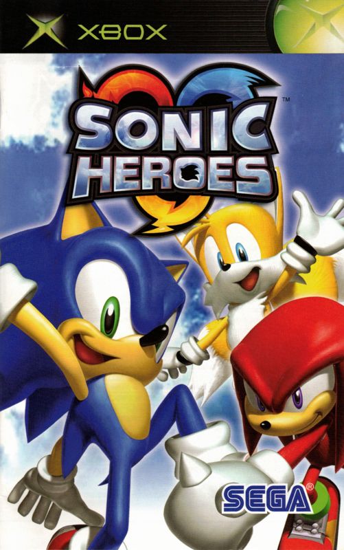 Manual for Sonic Heroes (Xbox) (Platinum Family Hits release): Front