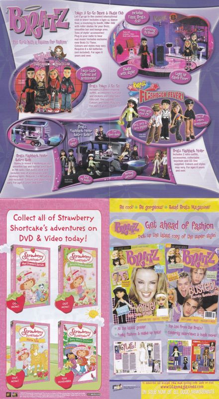 Other for Bratz The Video: Starrin' & Stylin' (Included Games) (DVD Player): DVD Foldout: Side 2
