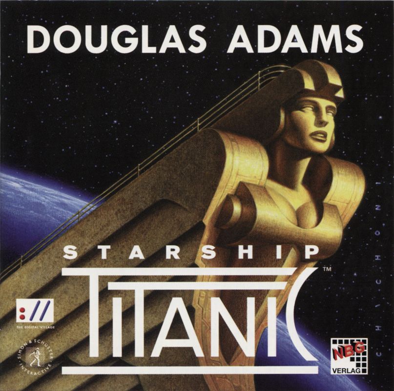 Manual for Starship Titanic (Windows) (German manual with English game): Front