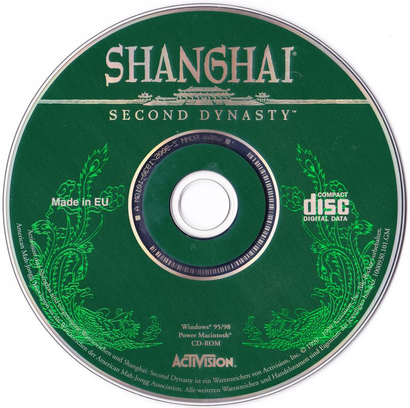 Media for Shanghai: Second Dynasty (Macintosh and Windows)