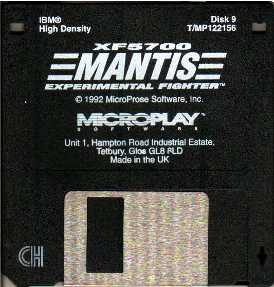 Media for XF5700 Mantis Experimental Fighter (DOS): Disk 9
