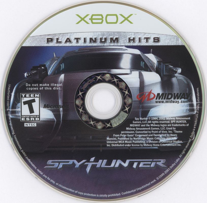 Media for Spy Hunter (Xbox) (Platinum Hits release)