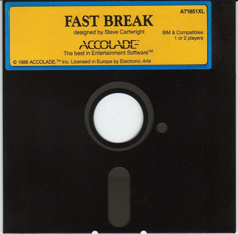 Media for Fast Break (DOS)