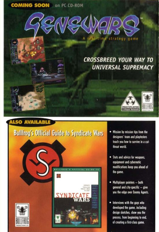 Manual for Syndicate Wars (Macintosh and Windows) (GOG.com release): Back