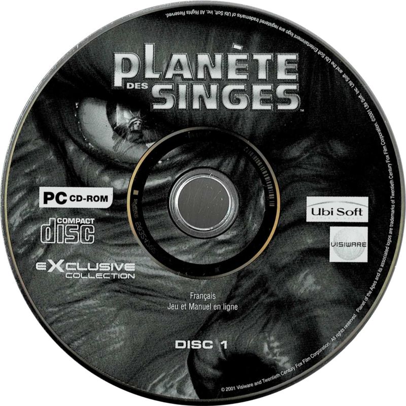 Media for Planet of the Apes (Windows) (Ubisoft eXclusive Collection release): Disc 1