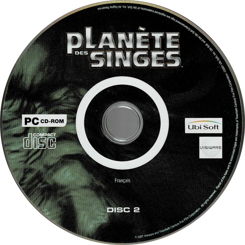 Media for Planet of the Apes (Windows) (Ubisoft eXclusive Collection release): Disc 2