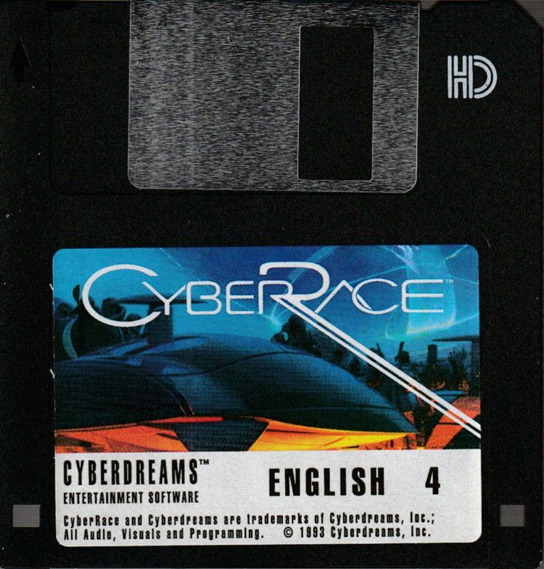 Media for CyberRace (DOS): Disk 4