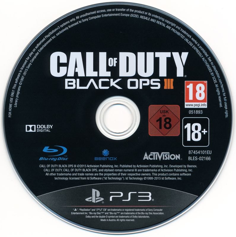 Media for Call of Duty: Black Ops III (PlayStation 3)