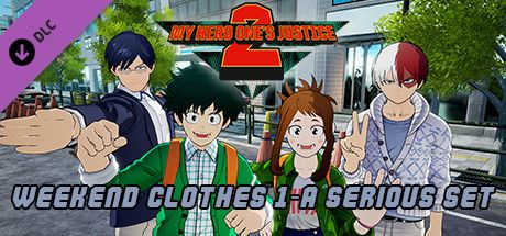 Front Cover for My Hero One's Justice 2: Weekend Clothes - 1-A Serious Set (Windows) (Steam release)