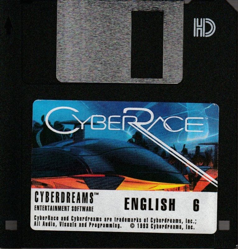 Media for CyberRace (DOS): Disk 6