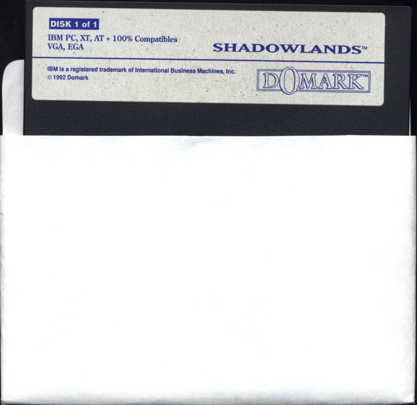 Media for Shadowlands (DOS) (3.5" / 5.25" dual media release): 5.25" Disk 1