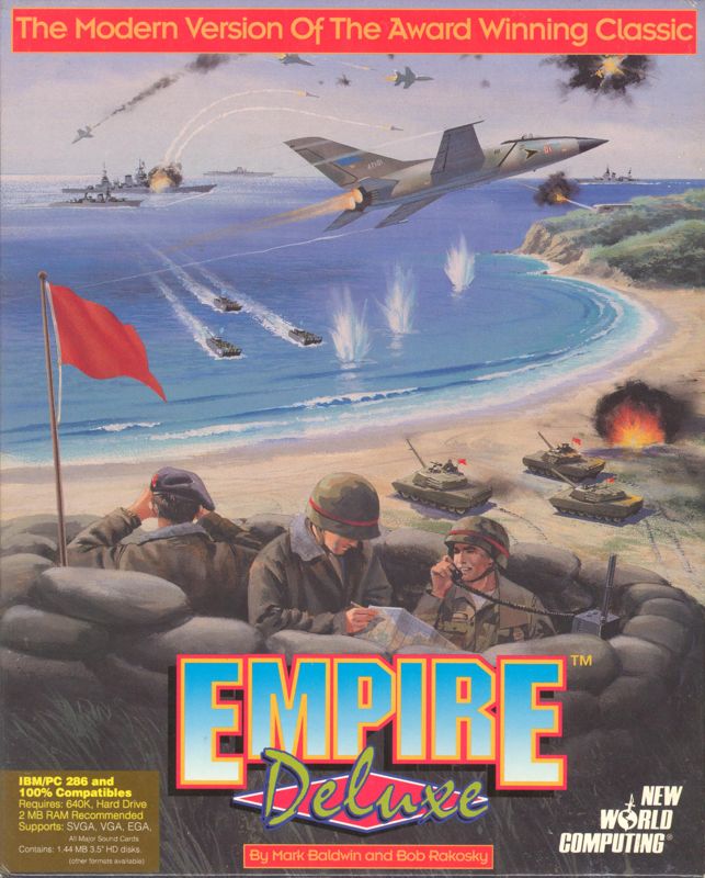 Front Cover for Empire Deluxe (DOS) (3.5" Floppy Disk release)