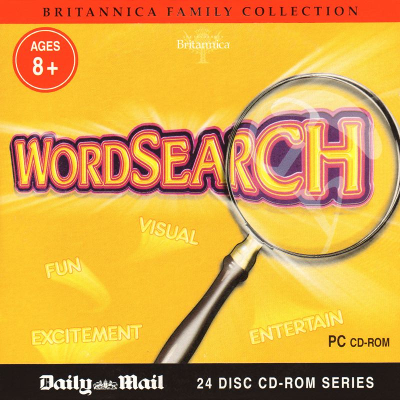 Britannica Word Search box covers MobyGames