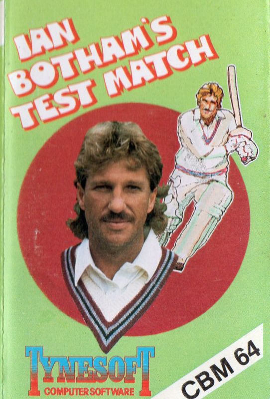 Front Cover for Ian Botham's Test Match (Commodore 64)